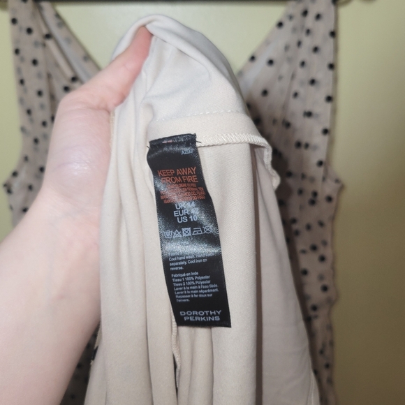 Dorothy Perkins Polka Dot Maxi Dress 10 - Picture 13 of 13